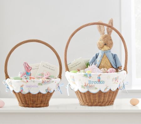 ✨Pottery Barn Kids Easter Basket Collection✨

Get your little bunny egg-cited for Easter with our exclusive Peter Rabbit™ liner. A charming basket accessory, this cotton liner boasts scalloped edges, colorful imagery and side ties for a secure fit.

Spring outfits
Easter outfits
Summer outfits
Beach outfits
Vacation outfits
Resort outfits 
Resort wear
Getaway outfits
Memorial Day
Labor Day weekend 
Beach vacation 
Beach getaway
Kids birthday gift guide
Girl birthday gift ideas
Children Christmas gift guide 
Family photo session outfit ideas
Cherry Blossom session outfits
Cherry blossom photo session 
Nursery
Baby shower gift
Baby registry
Sale alert
Headbands 
Floral dresses
Girl outfit ideas 
Baby outfit ideas
Newborn gift
New item alert
Spring break
White dress
Girls weekend 
Girls getaway
Gifts for her
Gifts for him
Gifts for kids
Easter outfit for girls
Easter fashion
Spring fashion 
Sunglasses 
Mother’s Day 
Sunday brunch
Cuddle and kind doll
Bunny 
Sun hat
Easter basket ideas 
Easter basket liners
Easter egg hunt
Easter accessories 
Easter children books
Bunny ears


#LTKGifts #LTKGiftGuide #liketkit #Easter #LTKSeasonal #LTKbaby #LTKkids #LTKfamily #LTKunder50 #LTKunder100 #LTKstyletip #LTKsalealert #LTKtravel

#LTKSeasonal #LTKSale #LTKFind