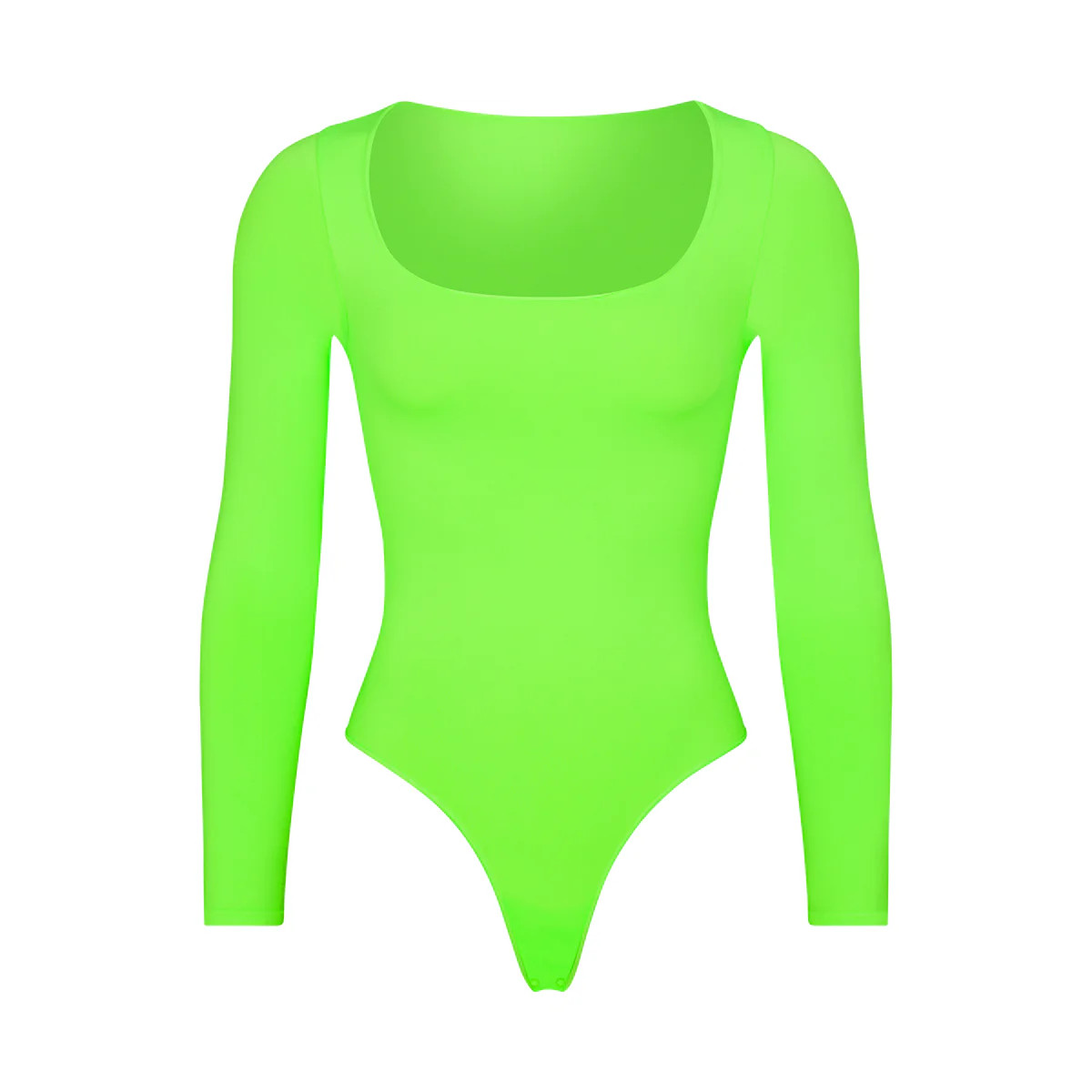 ESSENTIAL LONG SLEEVE SCOOP NECK BODYSUIT | SKIMS (US)