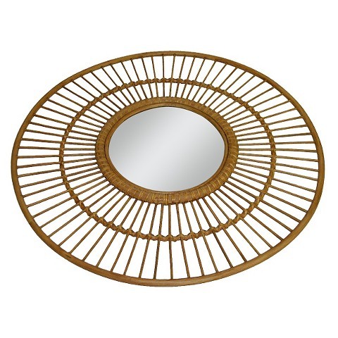Threshold™ Bundled Wicker Rim Round Wall Mirror | Target