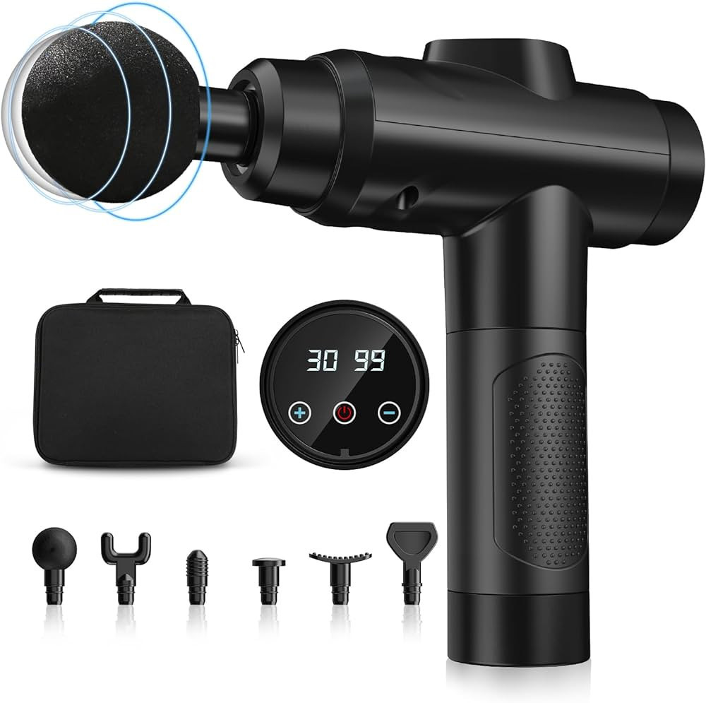 Zerolia Massage Gun Deep Tissue, Muscle Percussion Massager with 30 Speeds, Quiet Electric Handhe... | Amazon (US)