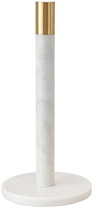 Bloomingville Marble Brass Top, White Paper Towel Holder, 12" | Amazon (US)