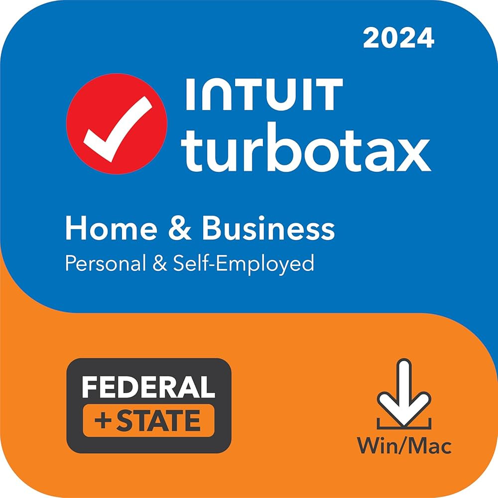 TurboTax Home & Business 2024 Tax Software, Federal & State Tax Return [PC/MAC Download] | Amazon (US)