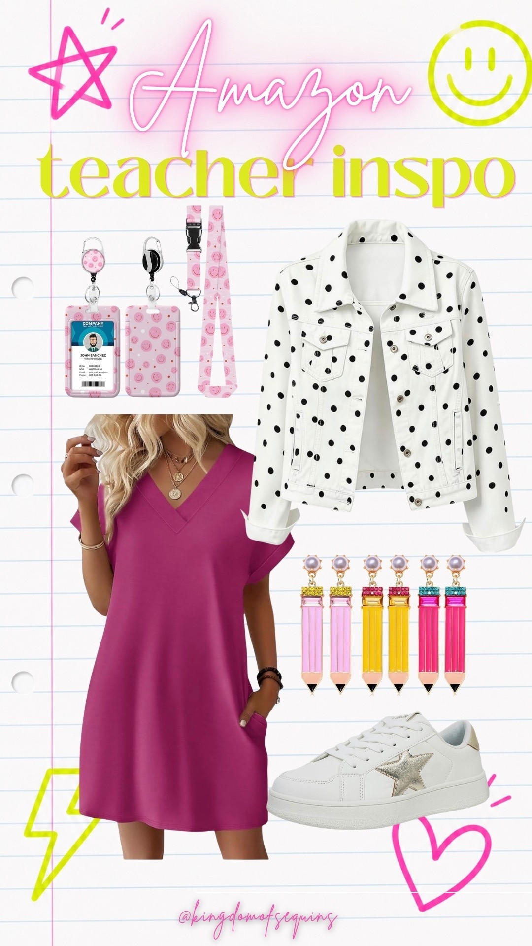 The CUTEST teacher style that mixes fun and practical 📚✏️🤩

#LTKootd #LTKWorkwear #LTKSeasonal