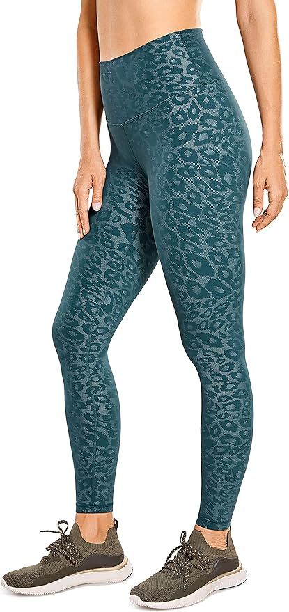 CRZ YOGA Women's Naked Feeling Yoga Pants - 25 Inches Neon Colors Leggings High Waisted Workout T... | Amazon (US)