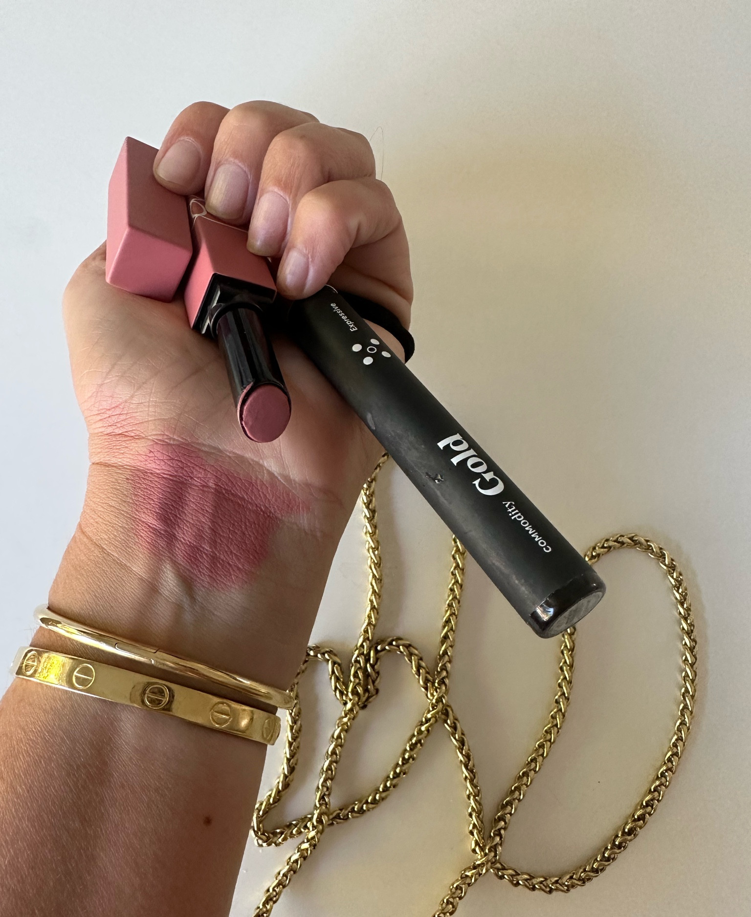 Nude lipstick, matte lipstick, long wear lipstick, fragrance, luxe fragrance 

Randomly picked up these two this weekend and glad I did!💗
Lipstick: Sweet Disposition…a soft matte medium nude pink with extreme lasting power 
Fragrance is a gorgeous skin scent with notes of vanilla, juniper, marshmallow and musk. 

#LTKGiftGuide #LTKbeauty #LTKCyberweek