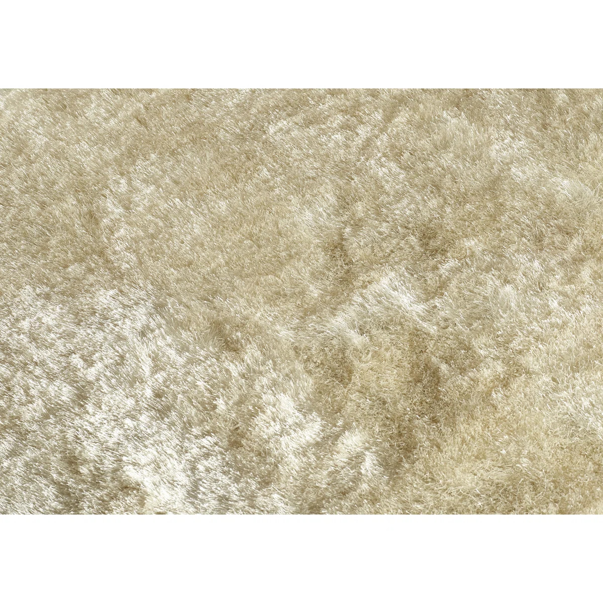 Solid Colour Hand Woven Shag Area Rug | Wayfair UK