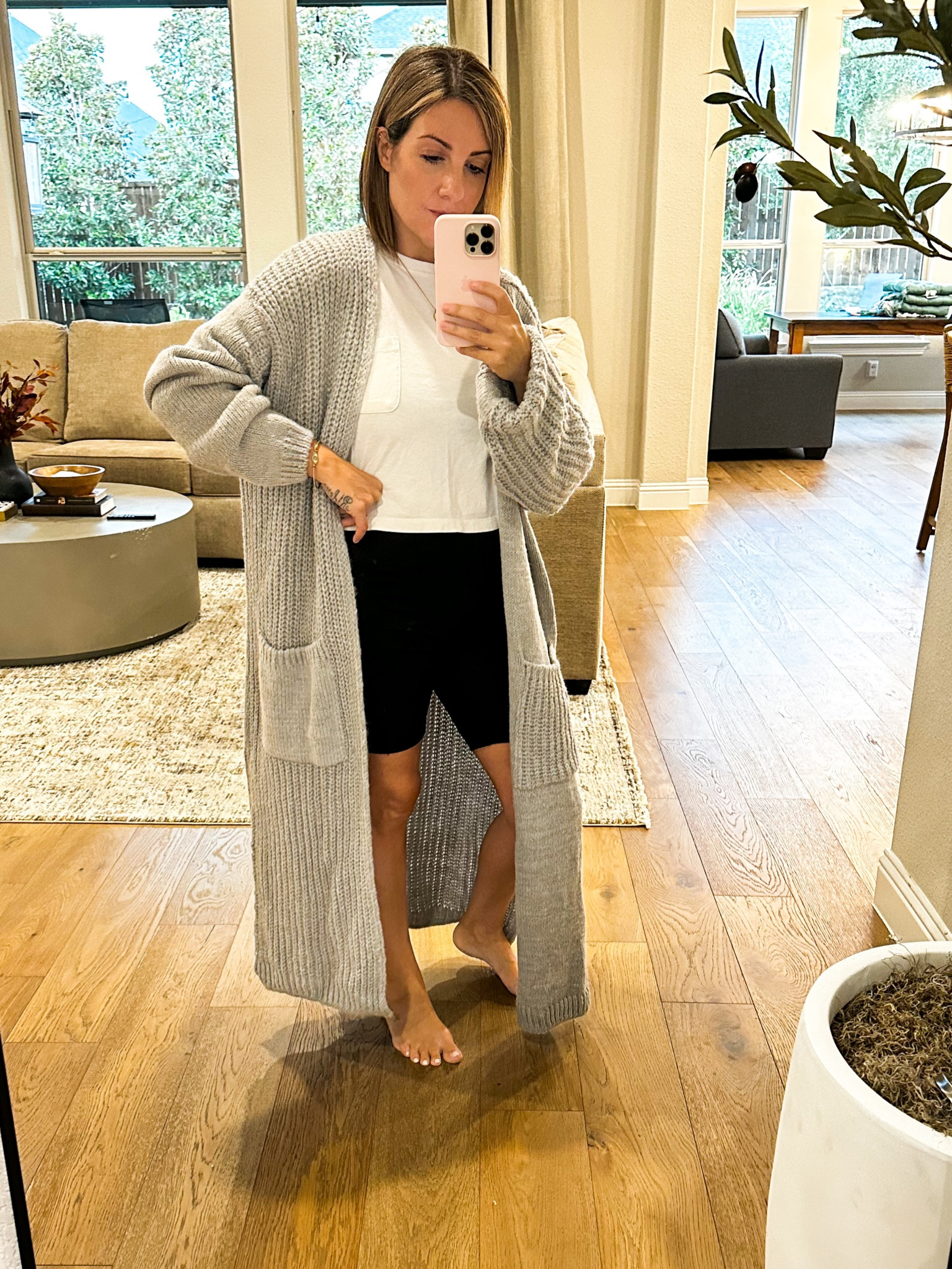 Lounging Saturday night outfit 