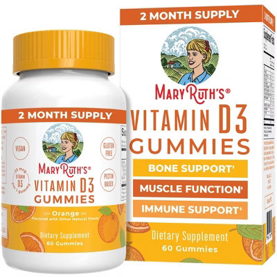 MaryRuth's Vitamin D3 Gummies, Orange, 60 ct | Target