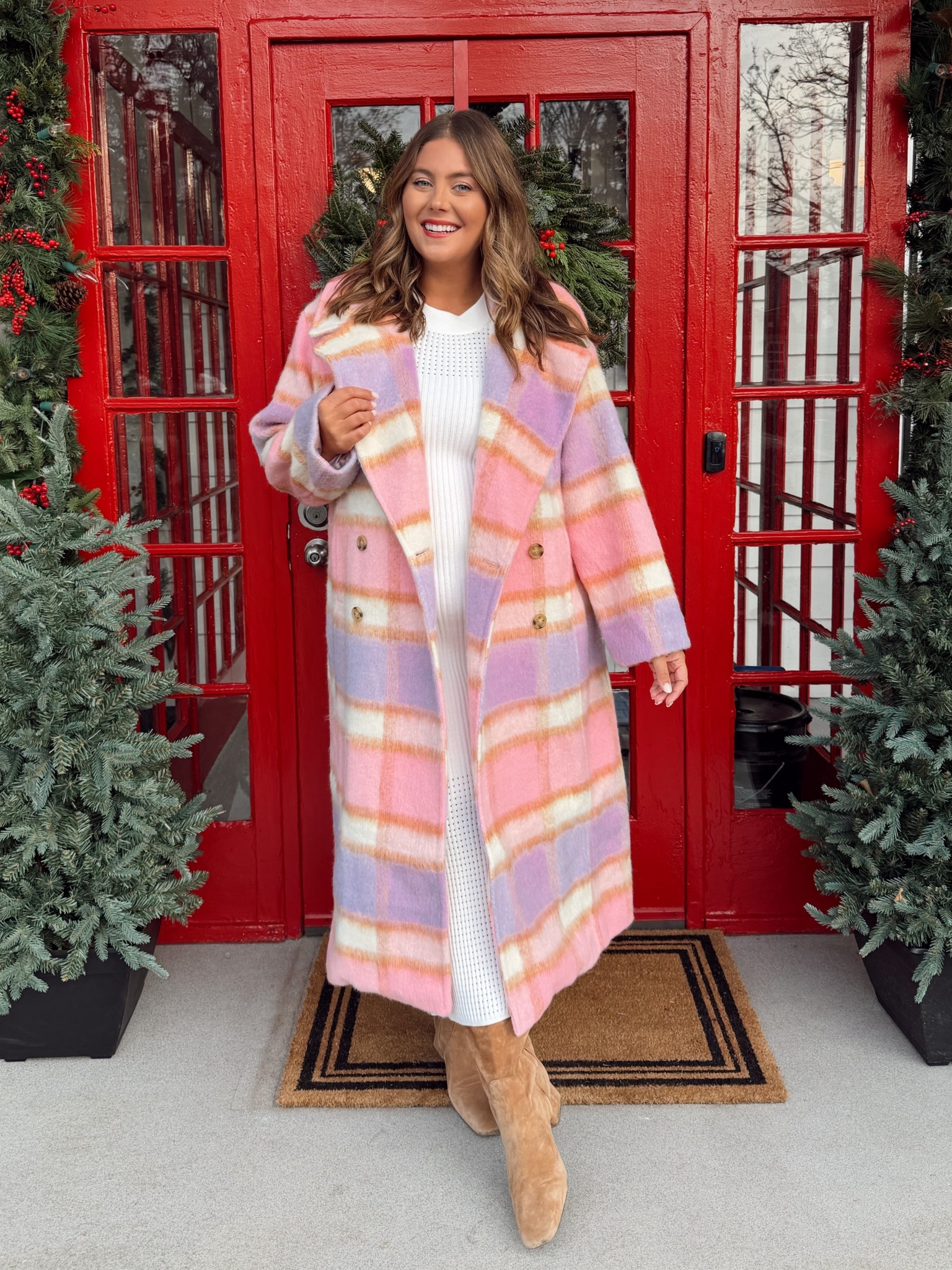 This jacket is back!! Wearing size 1X in this “happy coat” - sharing similar styles too. Use CARALYN20 at Shapermint. Use CARALYNM at Cakes Body. 

Did you place a $200+ order during the Anthropologie sale? You’ll be getting your $50 shopping credit tomorrow to use through 12/25! 💵🛍️

#LTKPlusSize #LTKootd #LTKSeasonal