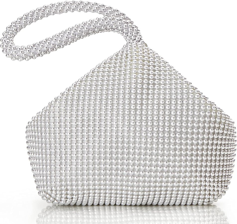 BABEYOND Women's Beaded Clutch Evening Bags Vintage Elegant Triangle Purse for 1920s Party Prom W... | Amazon (US)