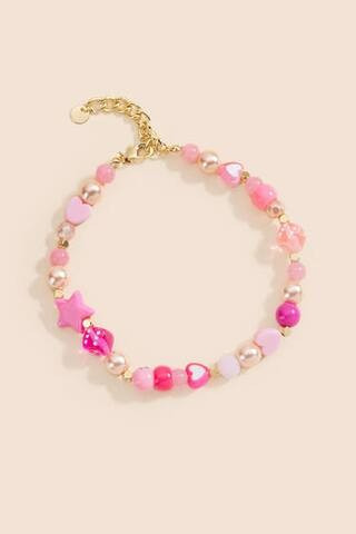 Jade Novelty Beaded Anklet | Francesca's