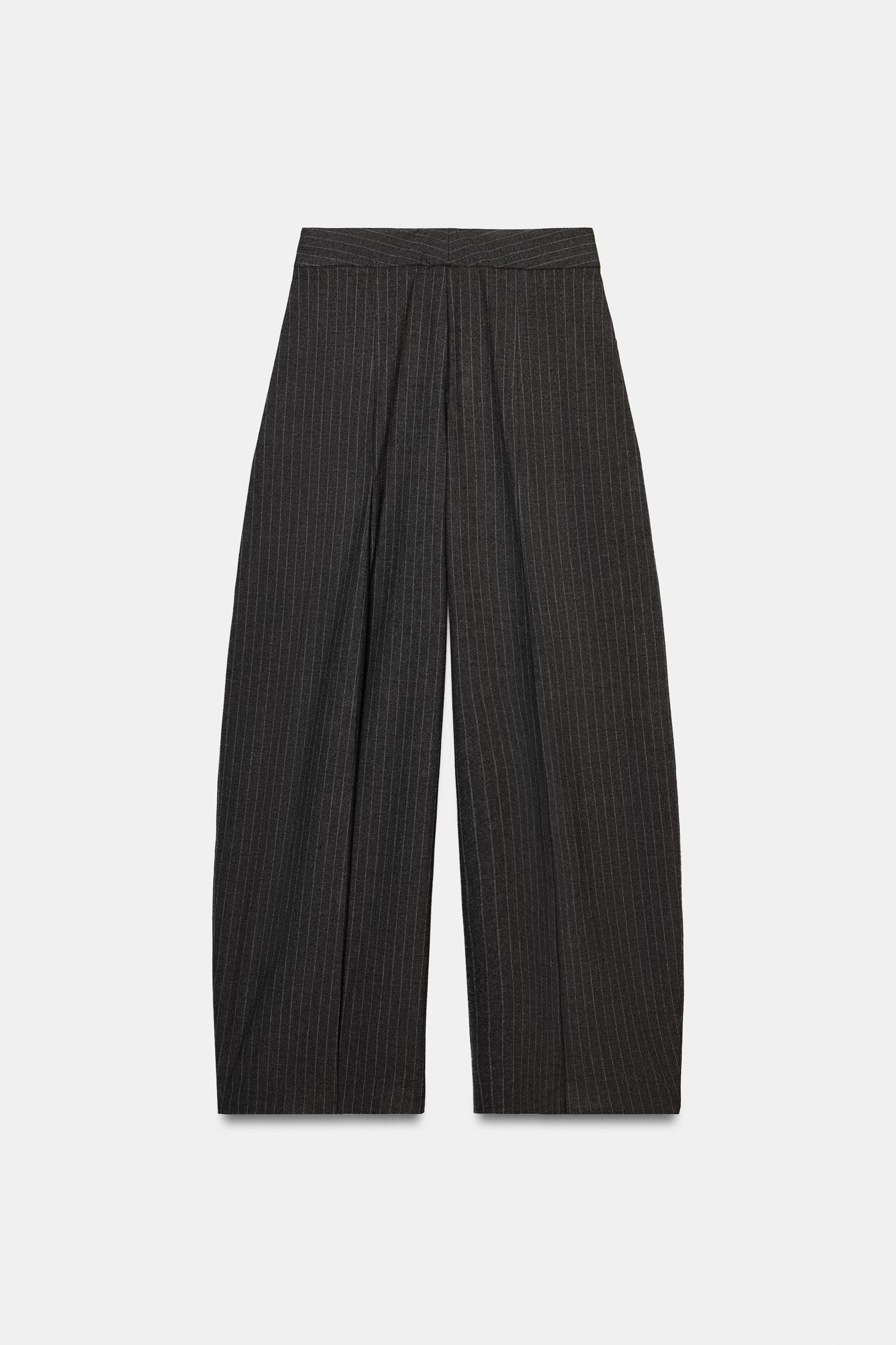 ZW COLLECTION WIDE-LEG TROUSERS WITH DARTS | Zara UK