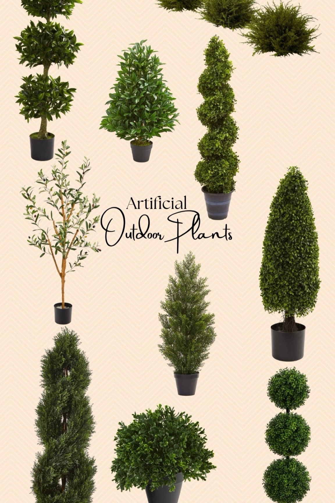 Artificial outdoor plants, front porch decor, front porch plants, front door decor, faux plants, faux trees, fake plants 

#LTKhome #LTKstyletip #LTKfindsunder50