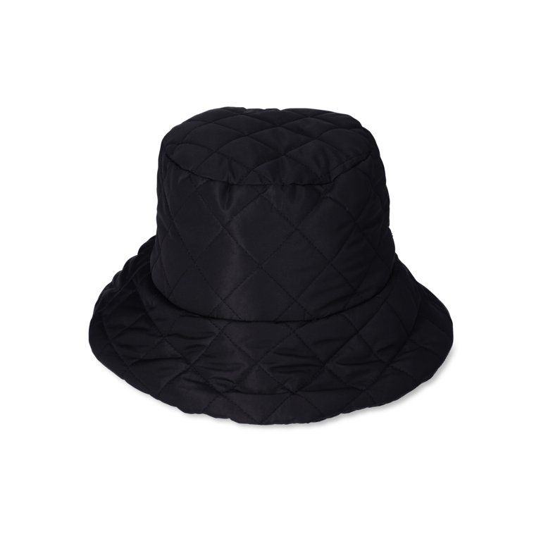 Time and Tru Women's Quilted Puffer Bucket Hat | Walmart (US)