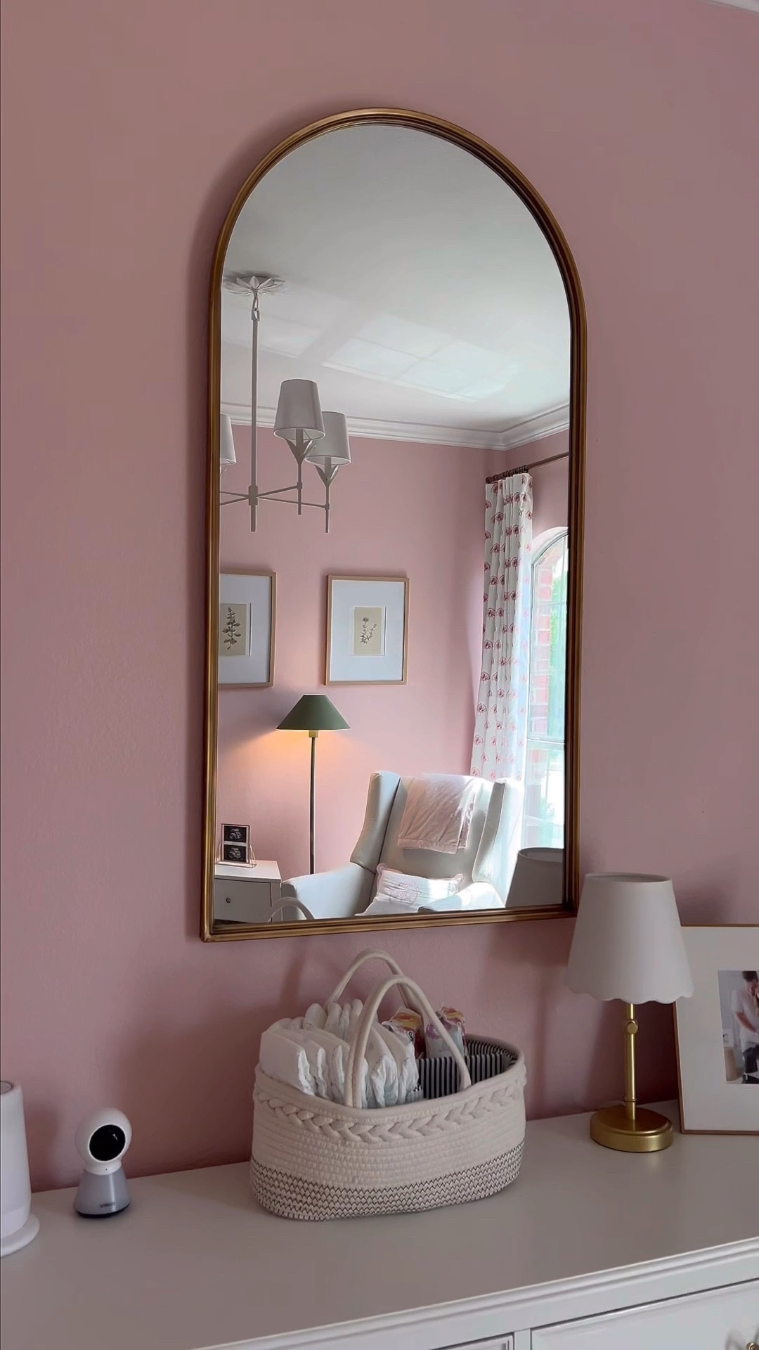 Ella’s nursery revealed🎀 I loved putting her nursery together in preparation for baby #2! The pink paint color is “Rosey outlook” by sherwin Williams and the trim is “snowbound” by Sherwin Williams💕

#LTKHome #LTKBaby #LTKKids