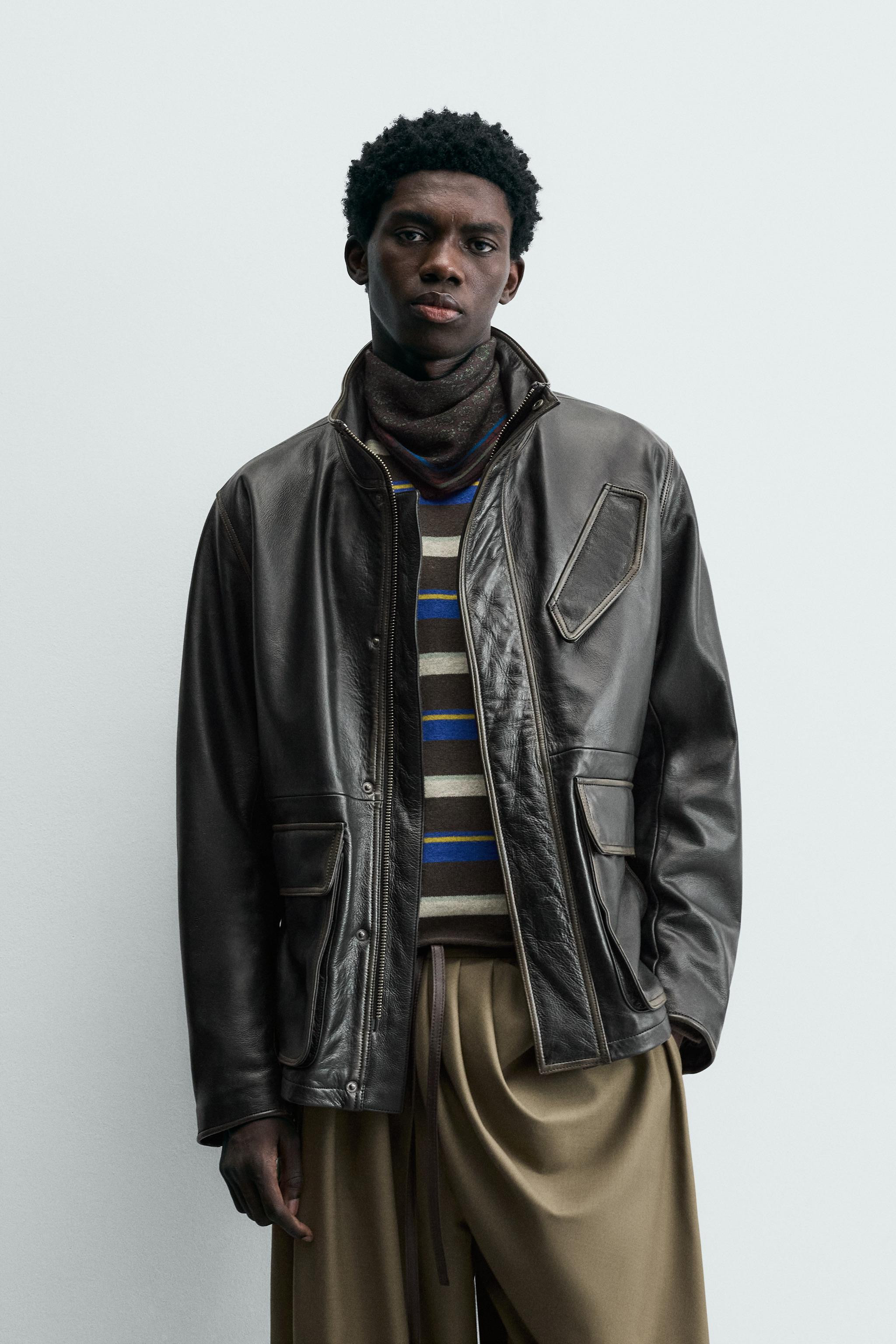 LEDERJACKE MIT TASCHEN – LIMITED EDITION | Zara DE