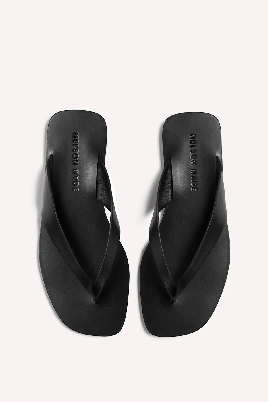 Nelson Made Otto Sandal in Black Leather | Mode Sportif
