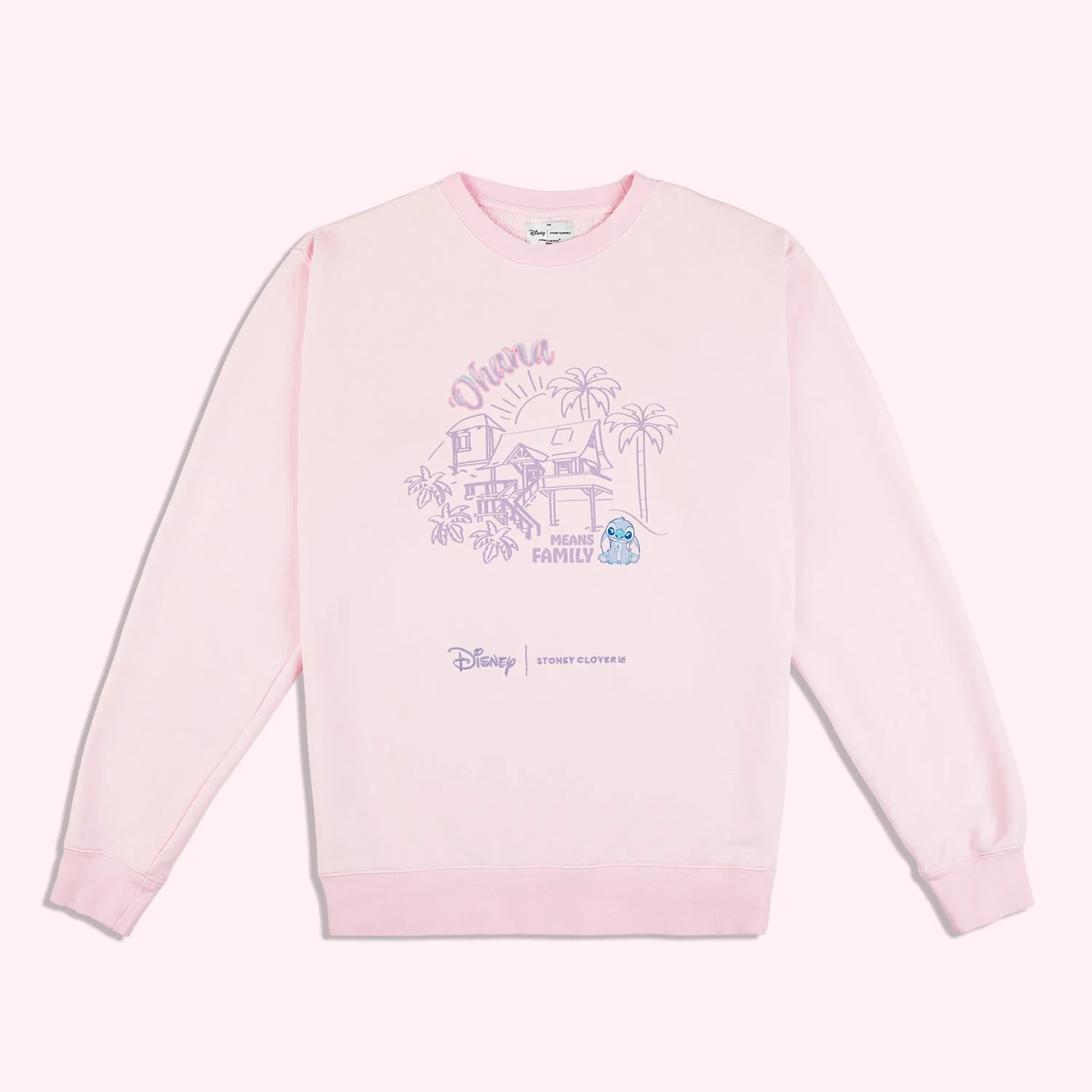 Disney Stitch Pink Sweatshirt| Stoney Clover Lane | Stoney Clover Lane