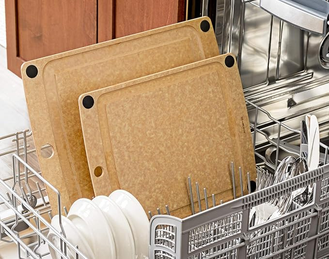 Epicurean All-In-One Cutting Board with Non-Slip Feet and Juice Groove, 14.5" × 11.25", Natural/... | Amazon (US)