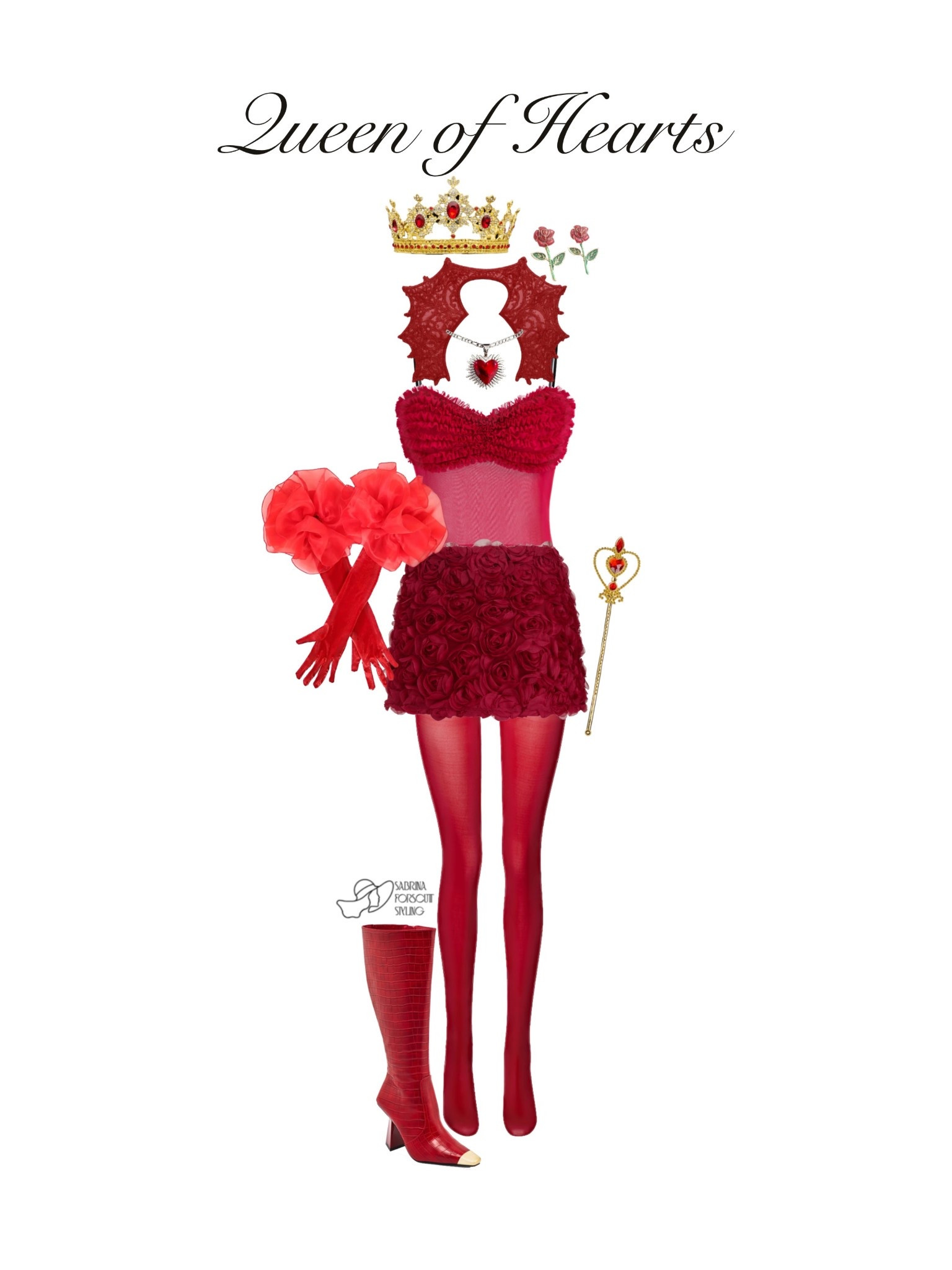 Day 7/31 Halloween Costume Ideas: Queen of Hearts. Where are my fashion girlies at?? Because this look is going to be jaw dropping and the chicest costume at the party! 

#LTKShoeCrush #LTKHalloween #LTKStyleTip