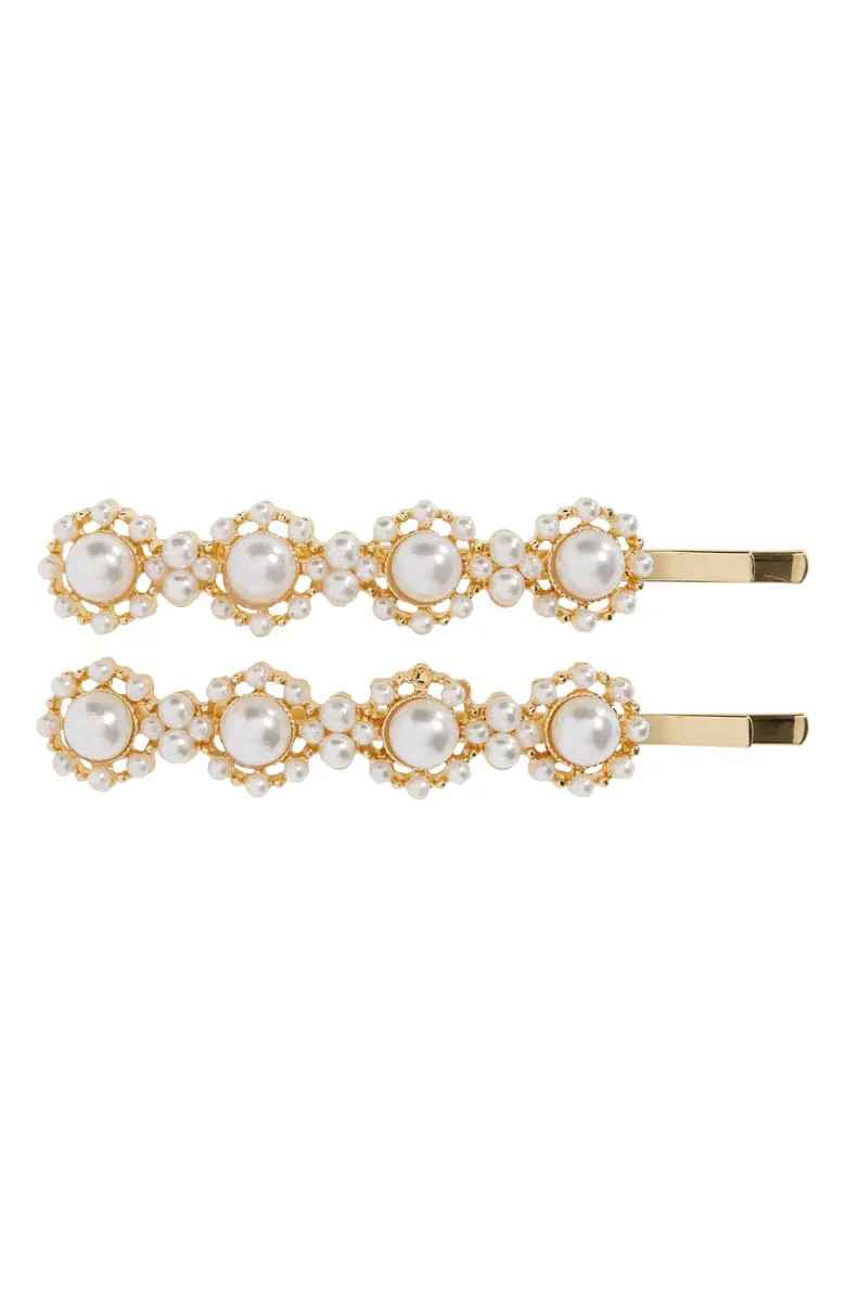 2-Pack Faux Pearl Bobby Pins | Nordstrom