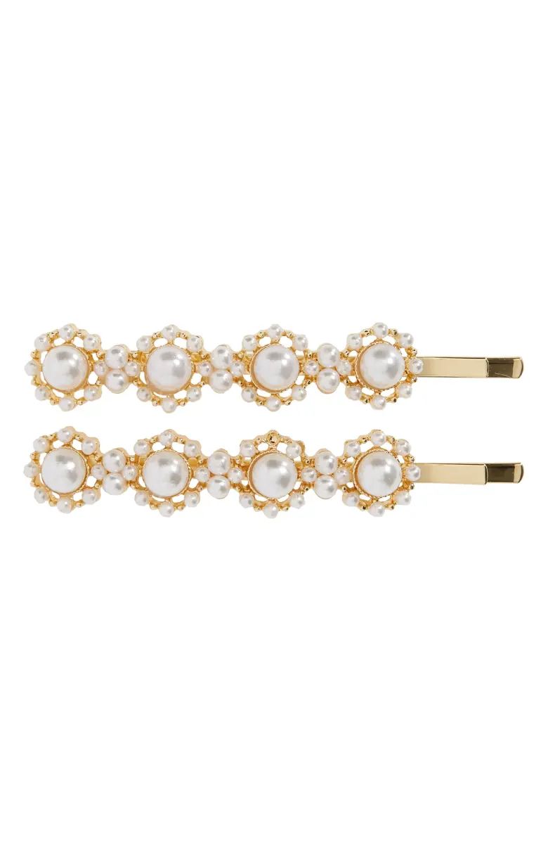 2-Pack Faux Pearl Bobby Pins | Nordstrom