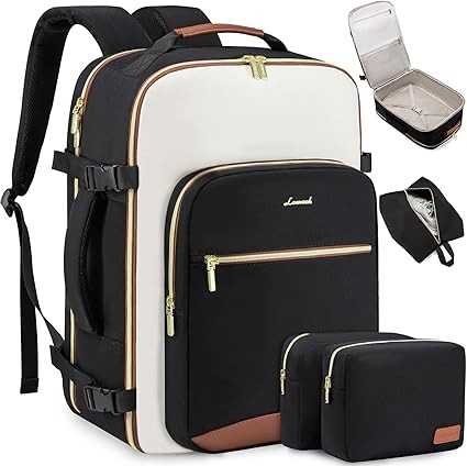 LOVEVOOK Large Travel Backpack for Women & Men, 40L Carry on Backpack for Airplanes, TSA Personal... | Amazon (US)