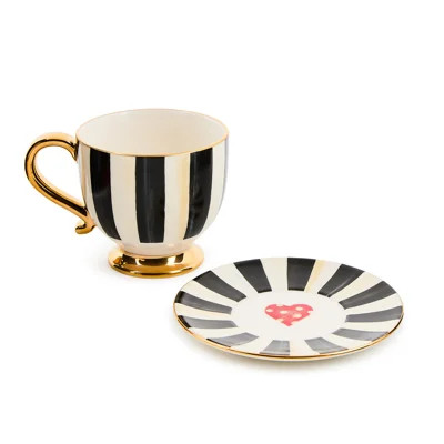 Courtly Stripe Cappuccino Cup | Wayfair North America