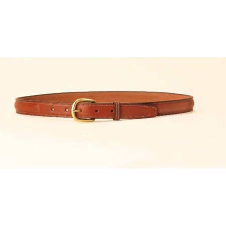 Tory Leather 1 Raised Leather Belt with Brass Buckle | Walmart (US)