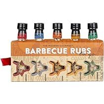 Thoughtfully Gifts, Barbecue Rubs To Go: Grill Edition Gift Set, Includes 5 Unique BBQ Rubs: Cajun,  | Amazon (US)