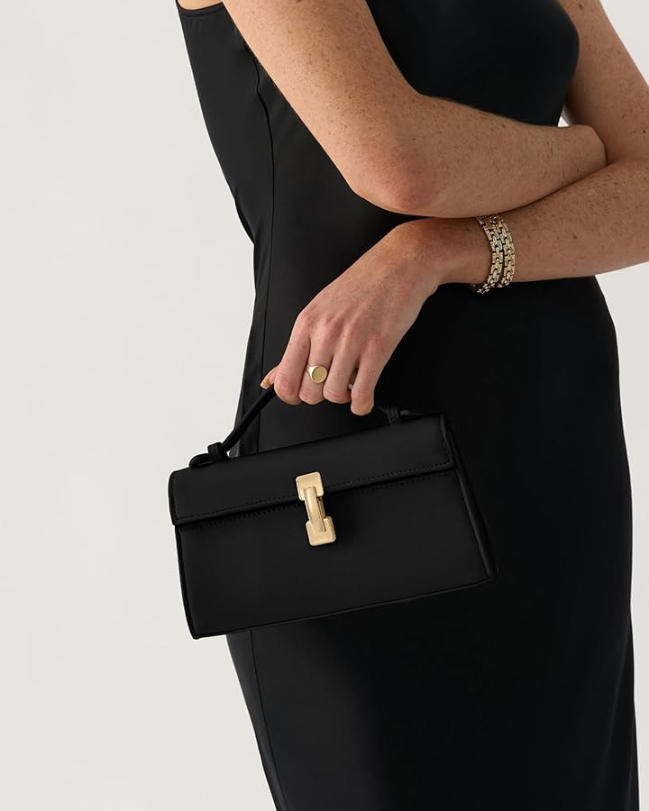 Clutch Purses for Women - Small Purse Top Handle - Evening Bag - Adjustable Crossbody Handbag - T... | Amazon (US)