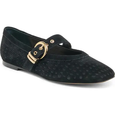 Dolce Vita Mikela Mary Jane Flat in Olive Suede at Nordstrom, Size 6 | Nordstrom
