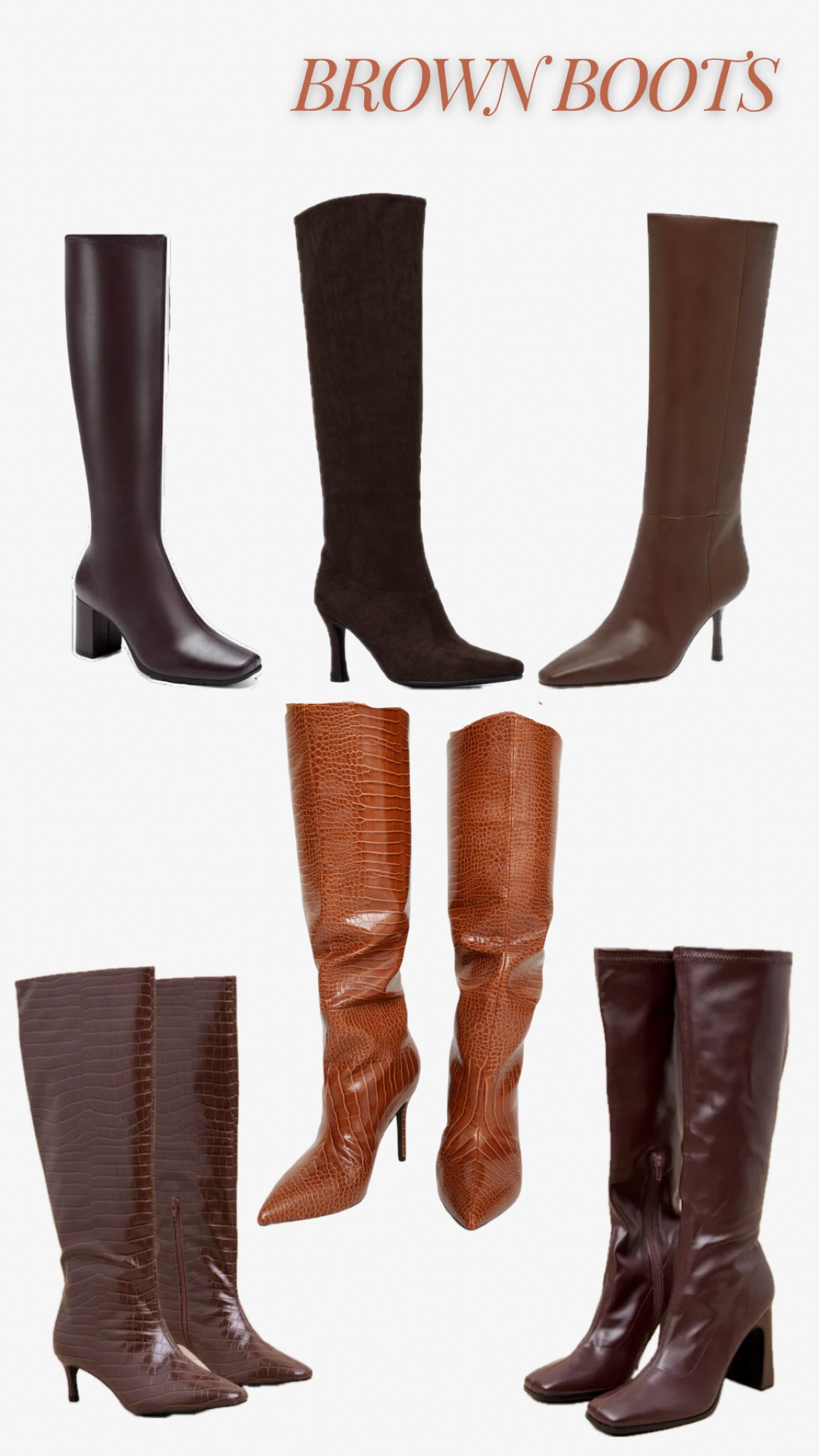 Brown knee high boots for fall! All under $100 too 👢

#LTKSeasonal #LTKFindsUnder100 #LTKShoeCrush