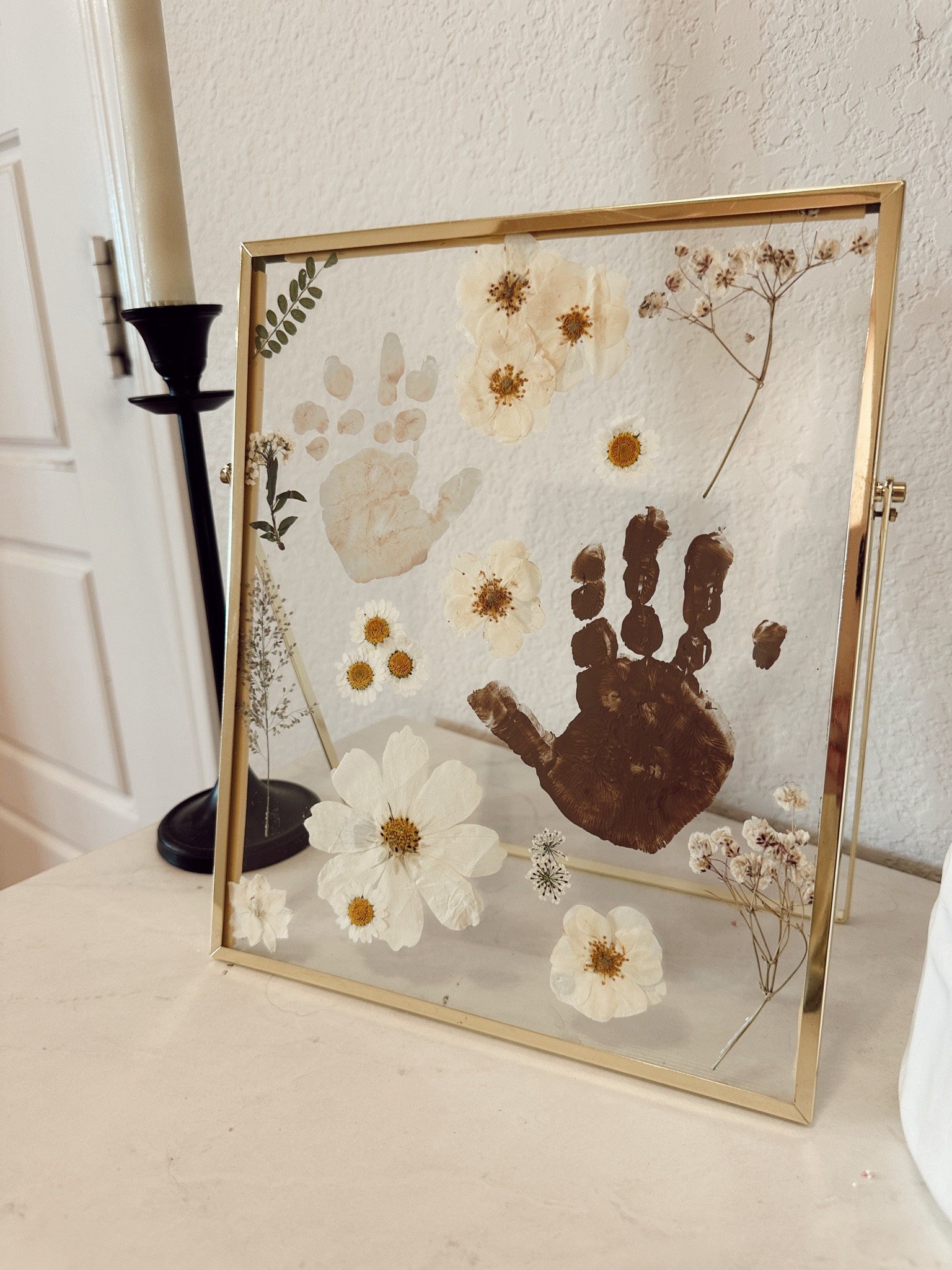 Pressed flower Handprint Frame! 

#LTKkids #LTKfamily #LTKbaby