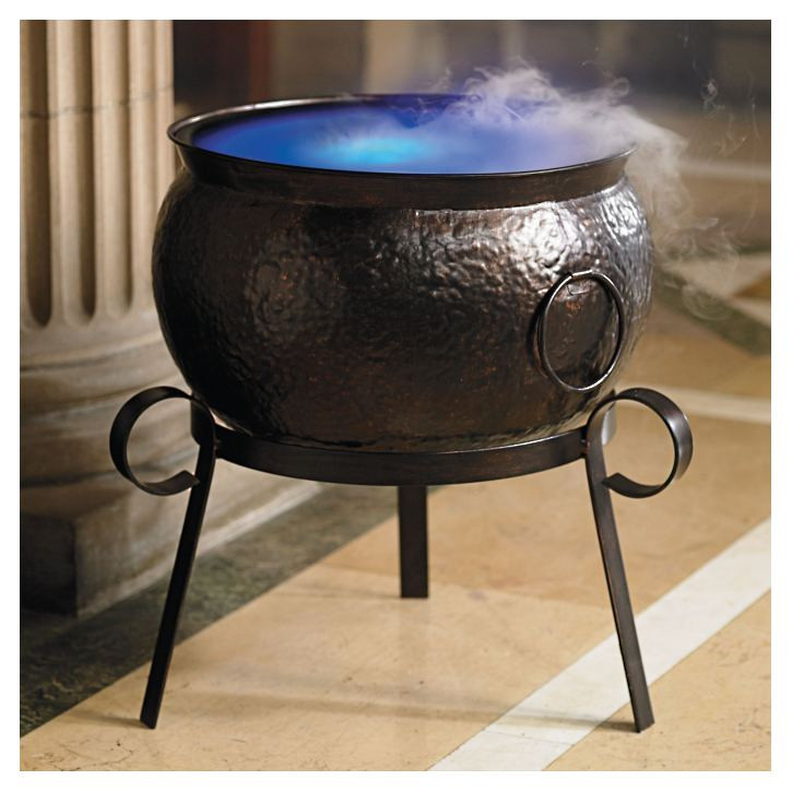 Metal Cauldron on Stand | Grandin Road | Grandin Road