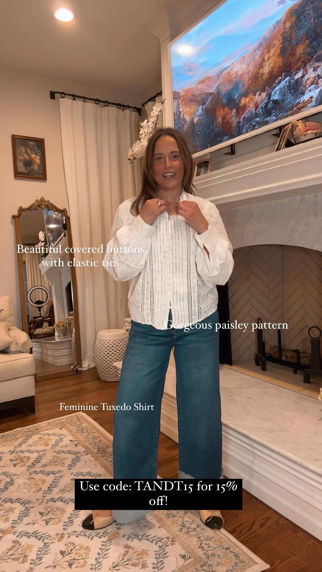 Sale too!!  Use code: TANDT15 for 15% off!!  

#LTKSaleAlert #LTKVideo #LTKOver40