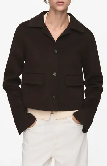 MANGO Wool Blend Jacket | Nordstrom | Nordstrom