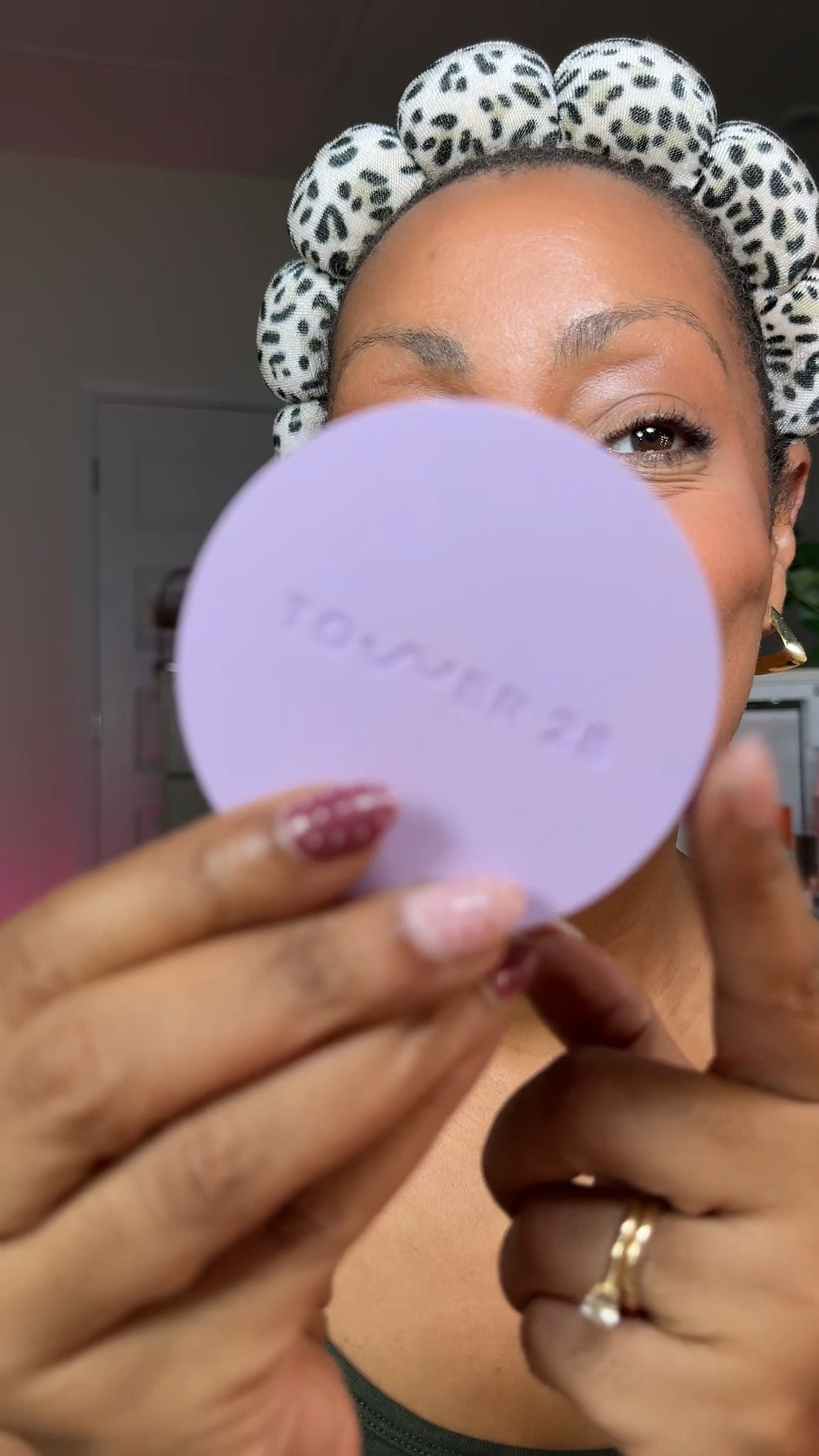 Tower 28 pressed setting powder in balboa banana 

#LTKBeauty #LTKOver40