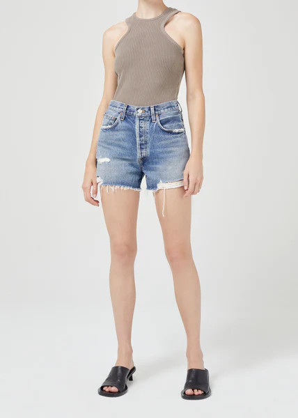 Dee Vintage High Rise Short in Turmoil | AGOLDE