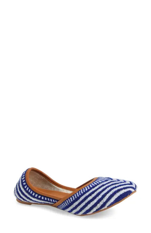 FUCHSIA Woven Ballet Flat in Blue at Nordstrom, Size 7 | Nordstrom