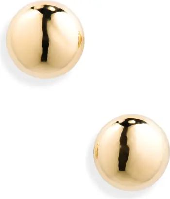 14K Gold Ball Stud Earrings | Nordstrom