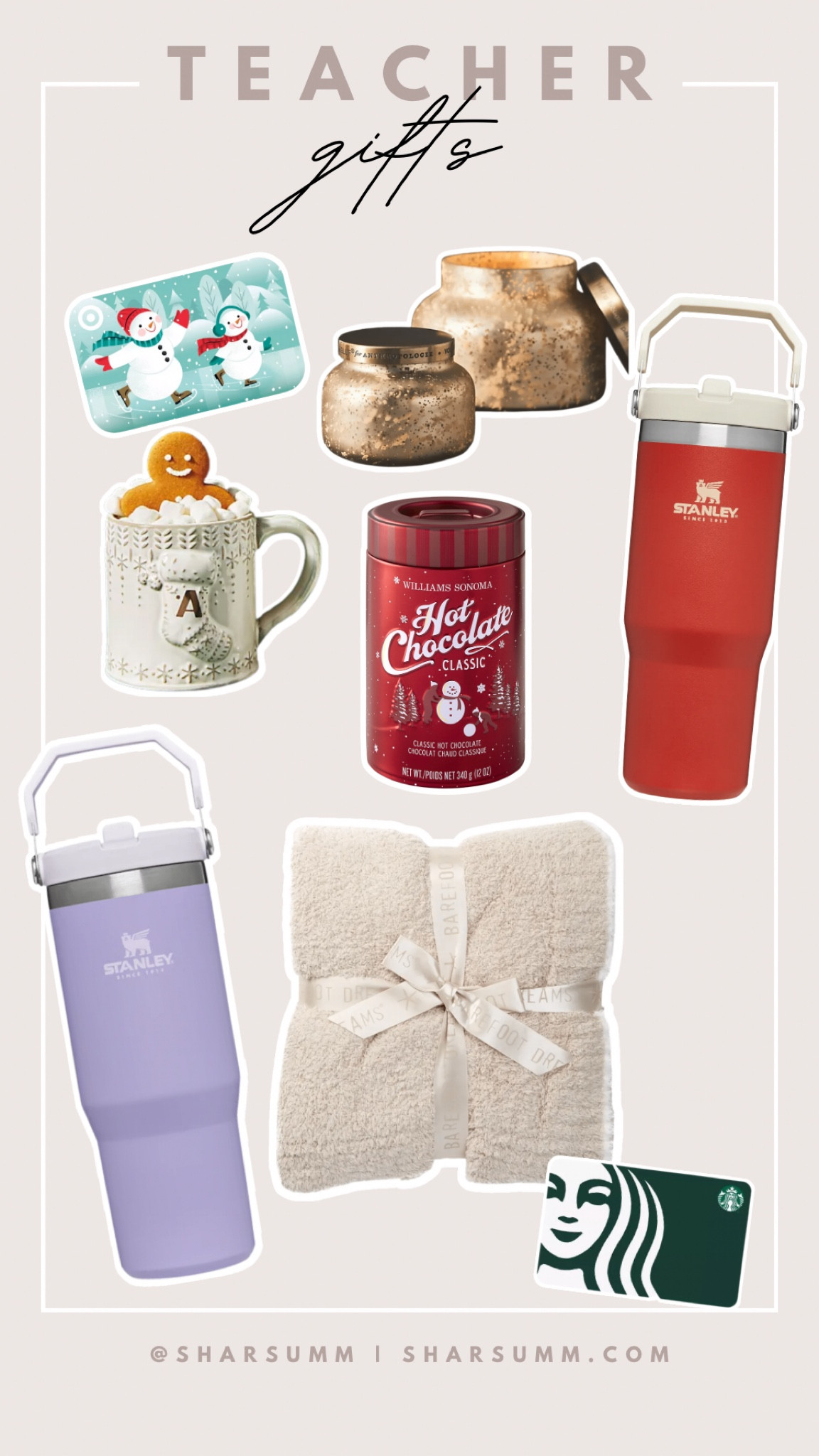 Teacher Gifts

Holiday gifts / Christmas gifts / teacher / teacher gifts / preschool / Stanley cups 



#LTKCyberweek #LTKGiftGuide #LTKkids