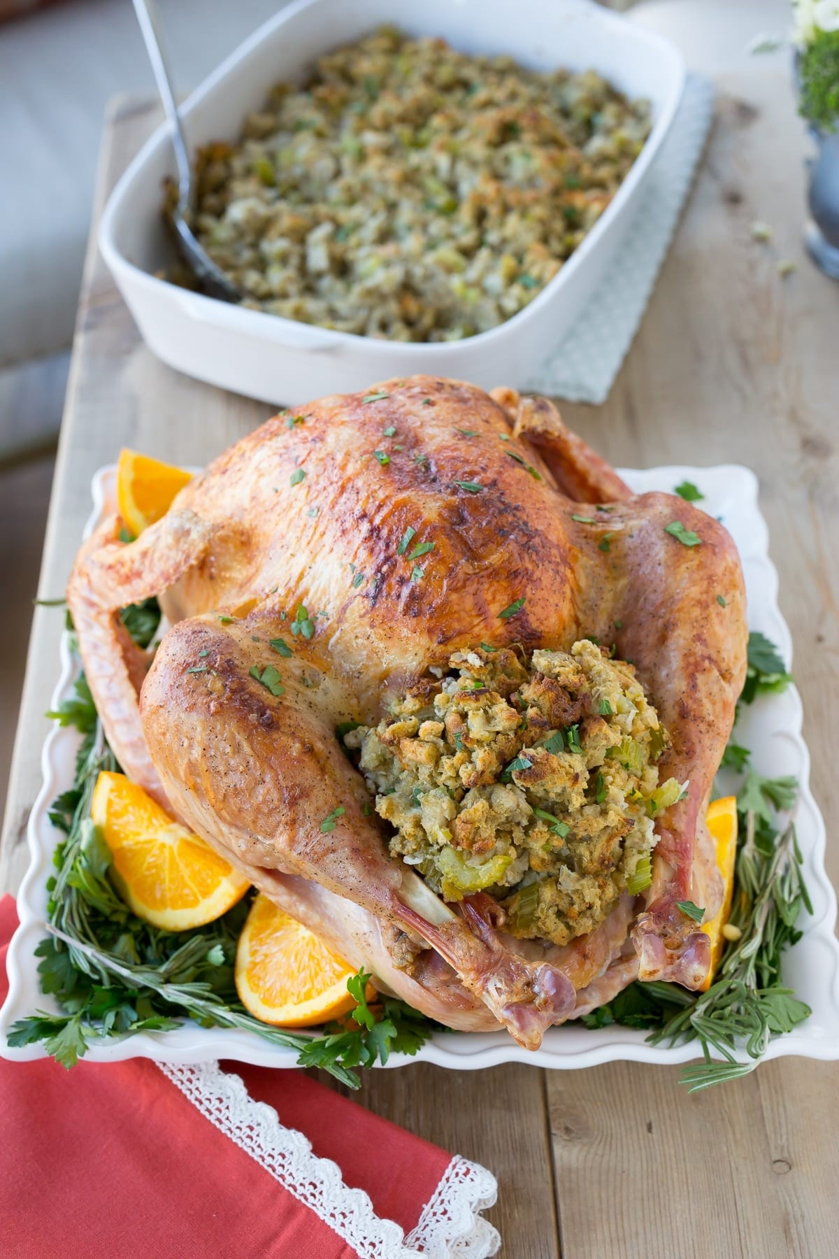 Cooking Thanksgiving dinner for a crowd can be a little intimidating and overwhelming. Sharing on my blog how to brine & cook your Thanksgiving Turkey!

#LTKFamily #LTKSeasonal #LTKHoliday