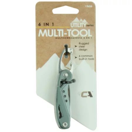 Utility Series 6-in-1 Multi-Tool Keychain, Graphite, 17605W - Walmart.com | Walmart (US)