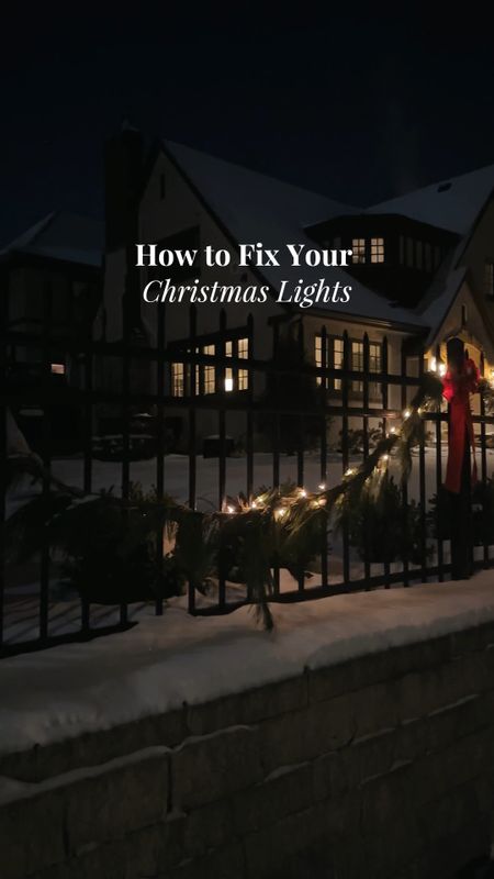 The Light Keeper pro helped fixed our Christmas lights last year. It can be frustrating when sections of lights aren’t working. Could be worth trying instead of tossing out the entire set. Available for both incandescent and LED lights. 

#LTKhome #LTKSeasonal #LTKHoliday