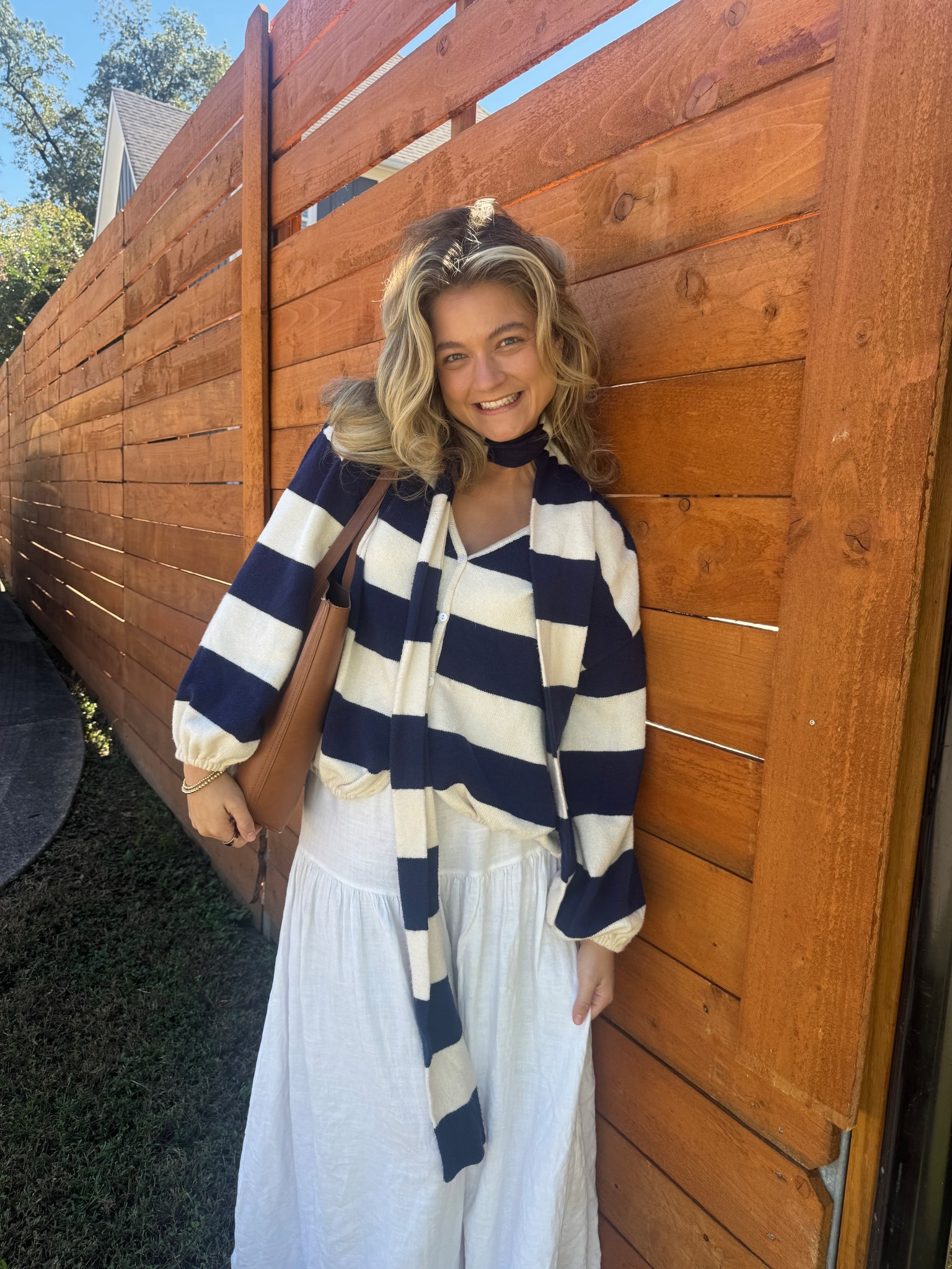 Trend alert : SCARF TOPS 
Wearing size M

#LTKSeasonal #LTKStyleTip