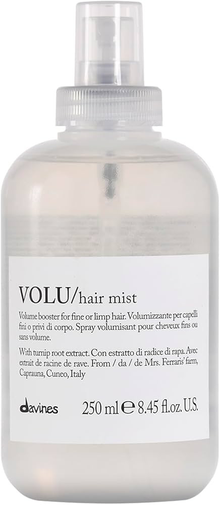 Davines VOLU Hair Mist, Leave-On Primer To Add Volume To Limp Hair, Add Weightless Softness and S... | Amazon (US)