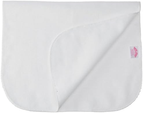 NuAngel 12 Piece Cotton Burp Cloths, White, 11x18 Inch (Pack of 1) | Amazon (US)