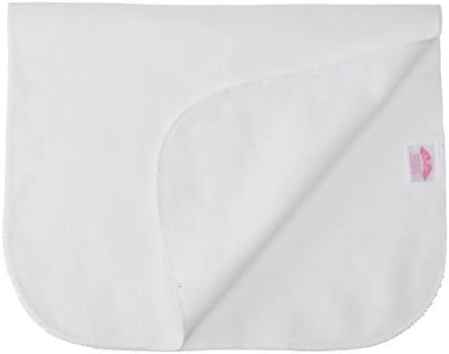NuAngel 12 Piece Cotton Burp Cloths, White, 11x18 Inch (Pack of 1) | Amazon (US)