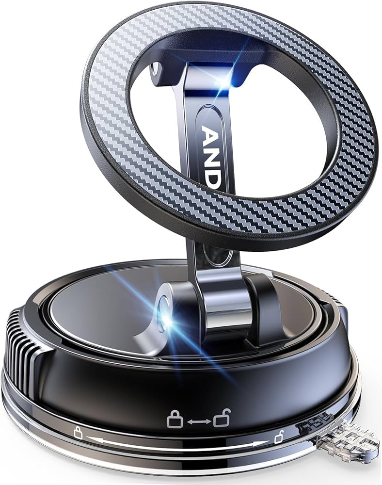 ANDERY Car Phone Holder for Magsafe [78+LBS Strongest Suction & 2400gf Strongest Magnetic] 360\u0... | Amazon (US)